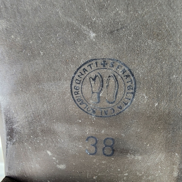 Vintage Tall Fashion Riding Boots Dark Taupe Brown Size 38=7.5 Prep Preppy - Picture 16 of 16